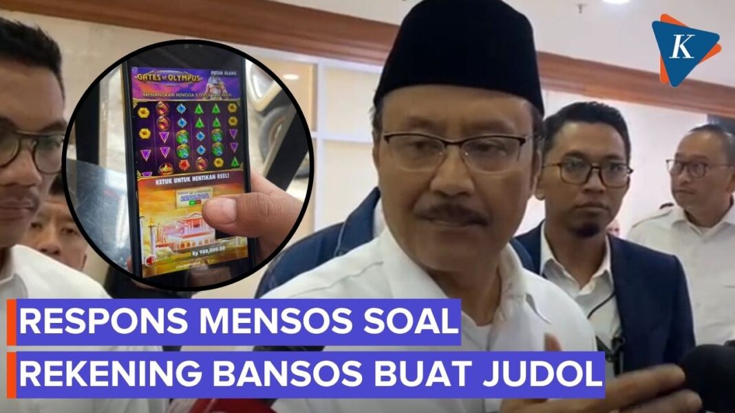 Kemensos Diminta Hentikan Bansos buat Penerima yang Main Judi Online