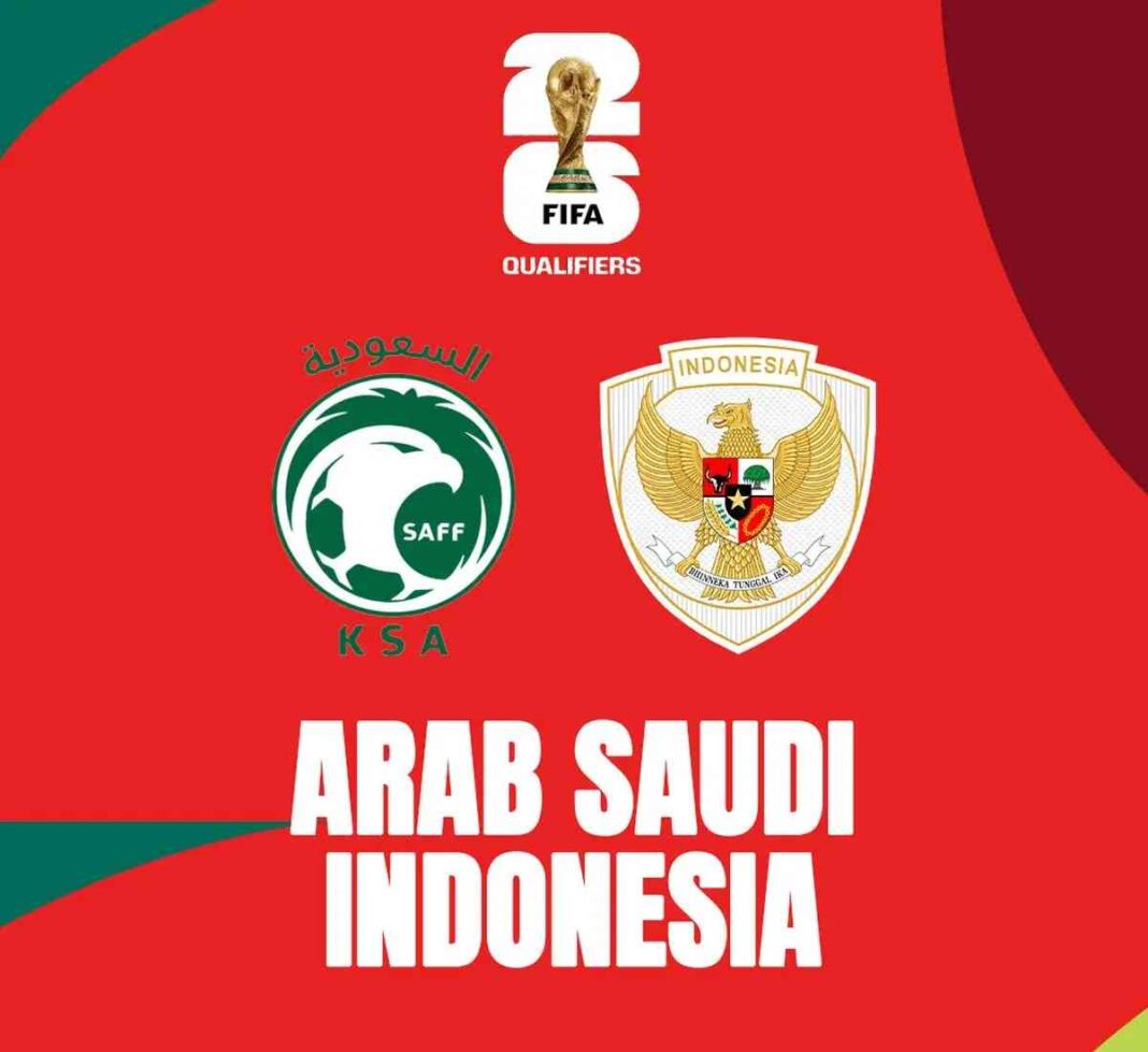 Kualifikasi Piala Dunia: Head to Head Indonesia vs Irak dan Arab Saudi