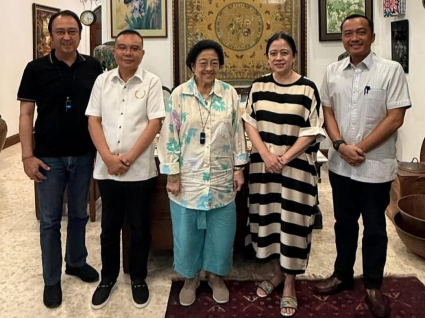 Dasco Bagikan Momen Berjumpa Megawati, Puan