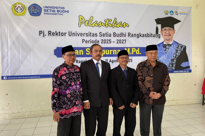 Iman Sampurna Dilantik Jadi Pj Rektor Universitas Setia Budhi