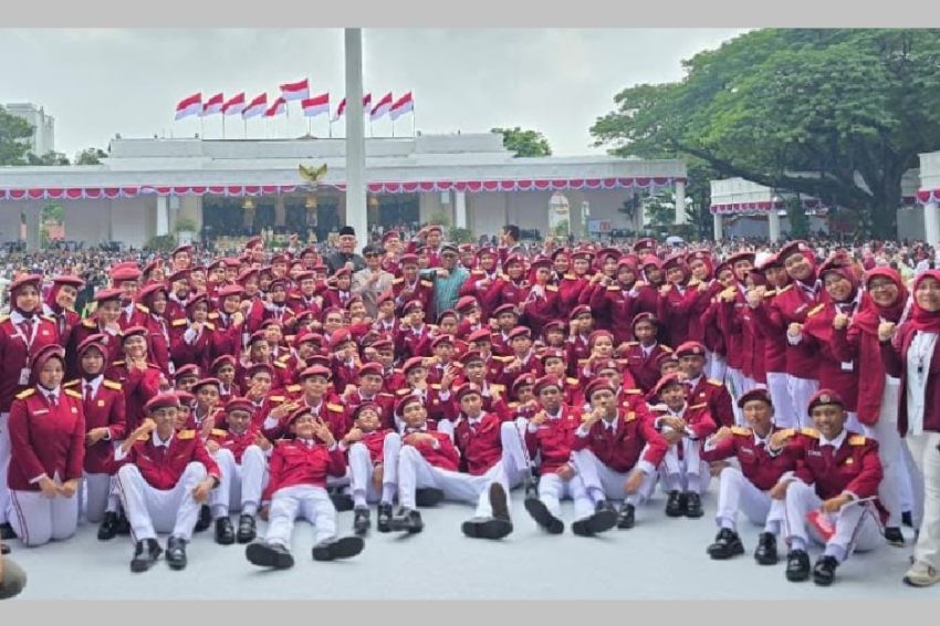 Siswa Sekolah Rakyat Bangga Nyanyikan Lagu 17 Agustus di Istana