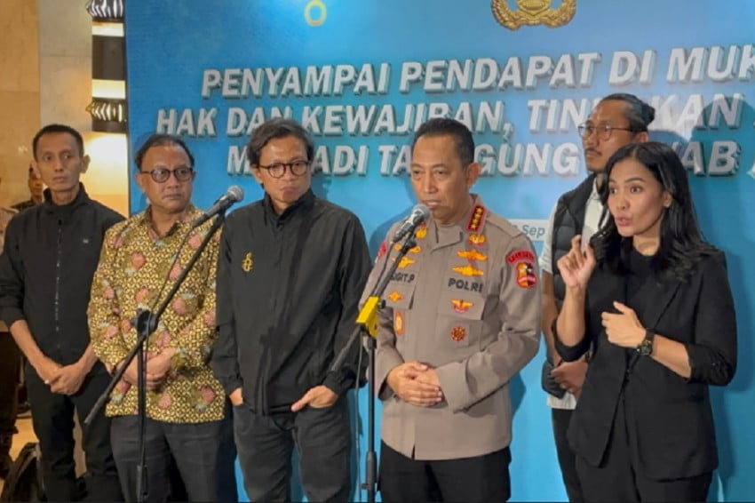 Koalisi Masyarakat Sipil Sampaikan Kritikan hingga Harapan ke Polri
