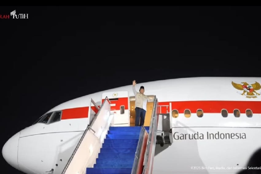 Prabowo Bertolak ke AS Hadiri Sidang Umum PBB