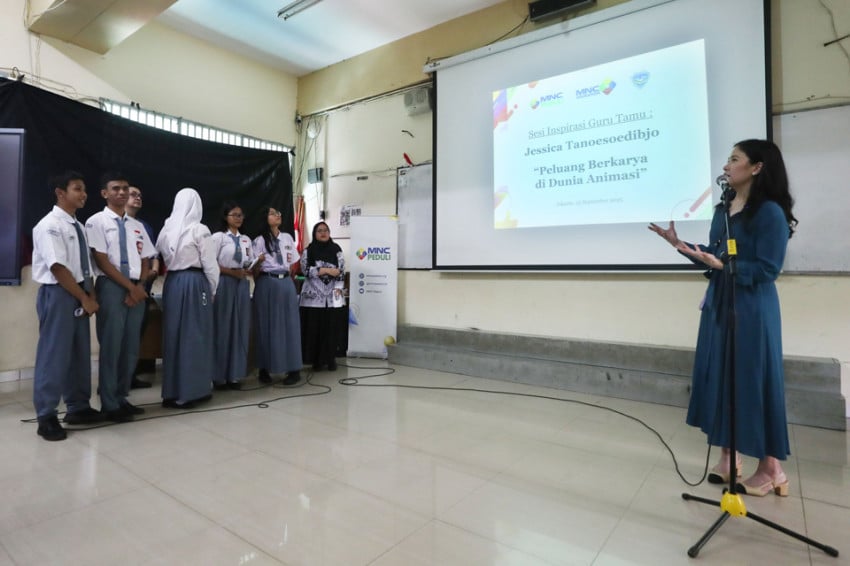 Siswa SMK 16 Jakarta Berharap MNC Peduli