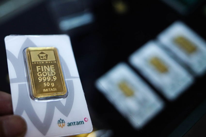 Harga Emas Antam Hari Ini Turun Rp9.000