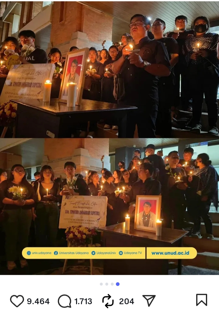 Haruskah Hukuman Drop Out untuk Perundung Timothy Mahasiswa Unud?