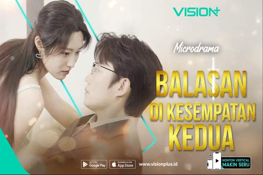 Microdrama Balasan di Peluang Kedua Tayang di VISION+
