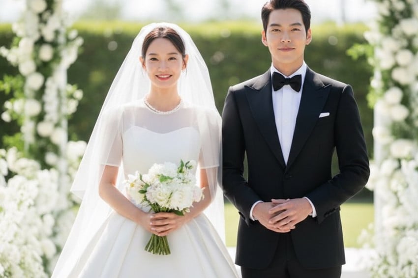 Bantuan Rp 3,3 Miliar di Hari Pernikahan, Kim Woo Bin dan Shin Min Ah