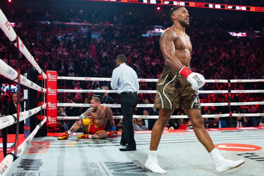 Klaim Jake Paul Menang 2 Ronde Musuh Anthony Joshua Terbukti Hoaks?