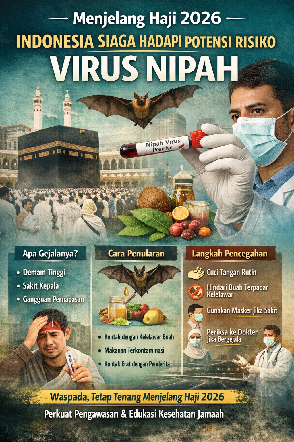 Dinkes Kaltim Imbau Penduduk Waspadai Virus Nipah Lewat Kelelawar