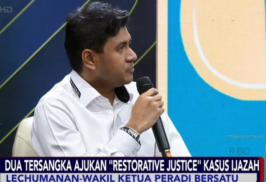 Peradi Bersatu Klaim Eggi Sudjana dan Damai Hari Lubis Ajukan Restorative Justice