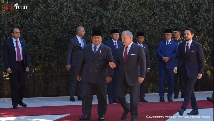 Prabowo Tiba di Istana Basman