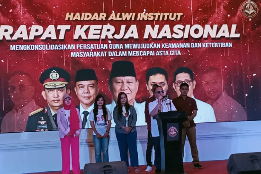 Rakernas: Haidar Alwi Institute Beri Penghargaan ke Prabowo, Dasco, dan Kapolri