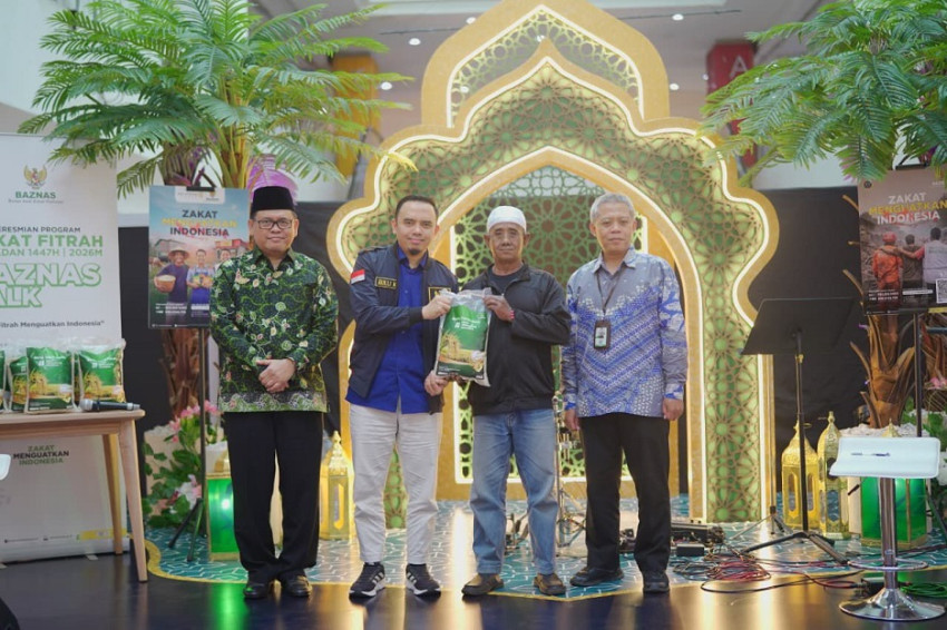 Baznas Salurkan 625 Ton Beras Zakat Fitrah