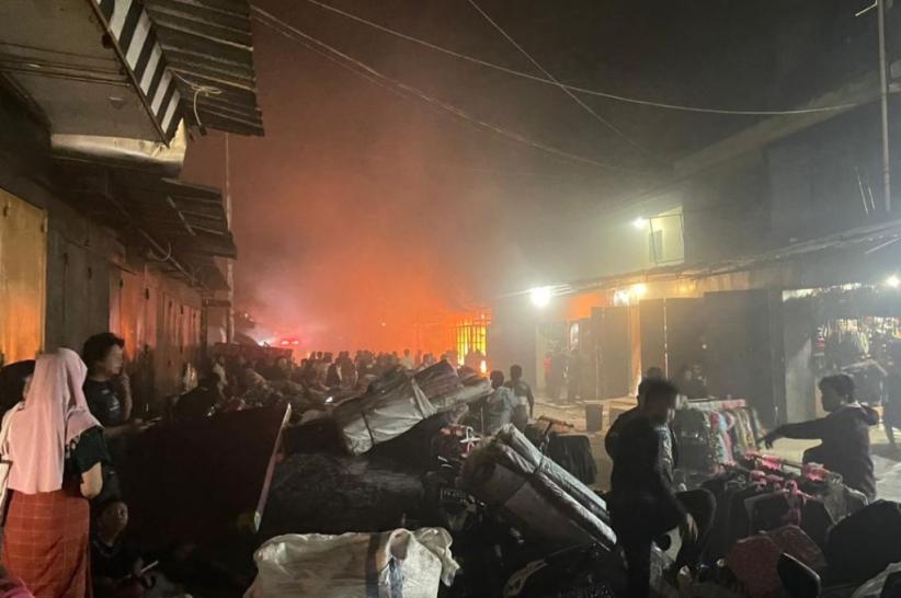 Kebakaran Ruko di Wamena Selasa Dini Hari